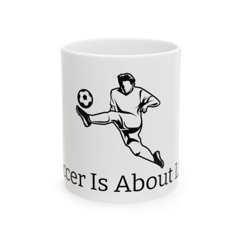 Soccer Player Ceramic Mug - Perfect Gift for Sports Lovers