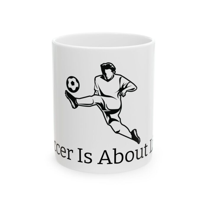 Soccer Player Ceramic Mug - Perfect Gift for Sports Lovers